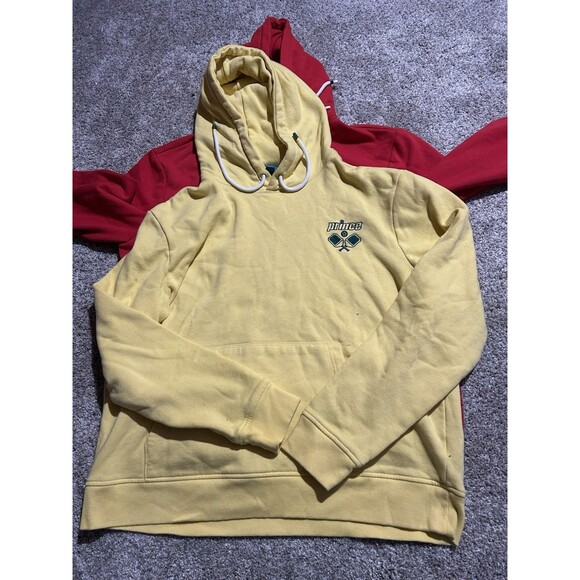 Two Prince‎ Pickleball Unisex Size Large Hoodie Pullover Sweatshirt Red Yellow - Picture 3 of 7